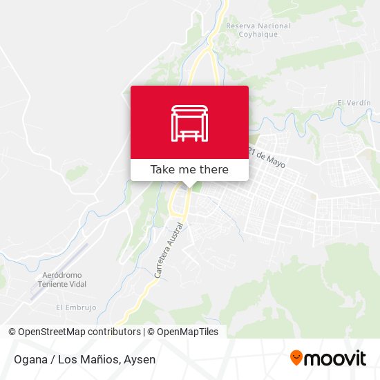 Ogana / Los Mañios map