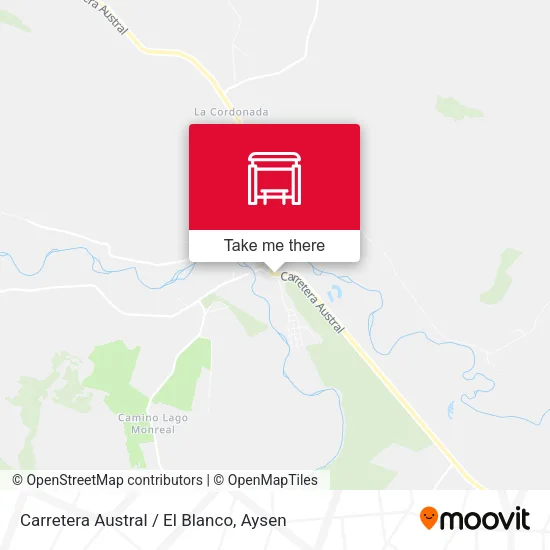 Mapa de Carretera Austral / El Blanco