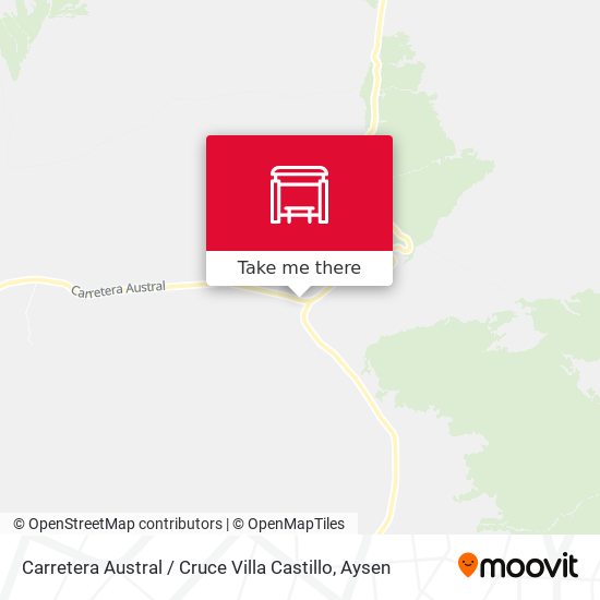 Mapa de Carretera Austral / Cruce Villa Castillo