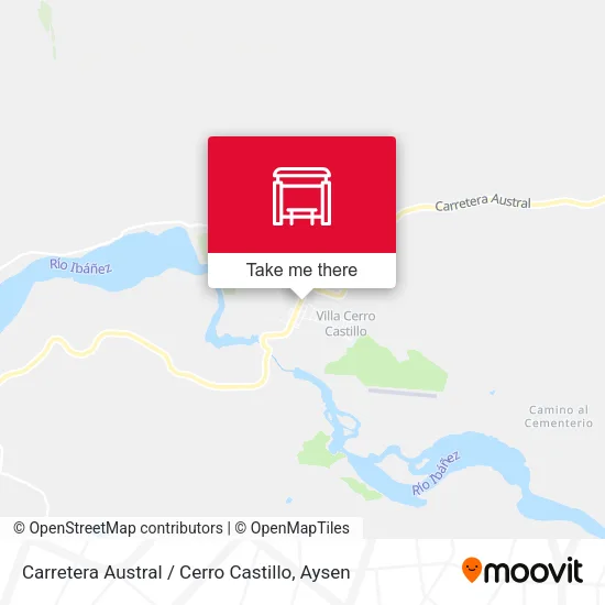 Mapa de Carretera Austral / Cerro Castillo