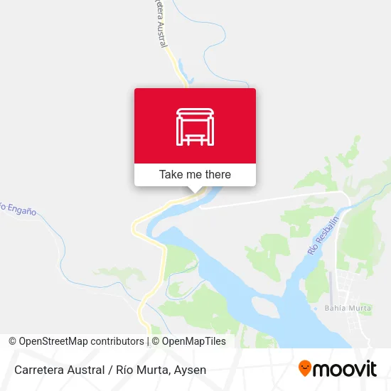 Mapa de Carretera Austral / Río Murta