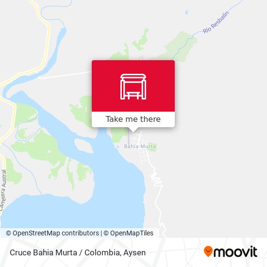 Cruce Bahia Murta / Colombia map
