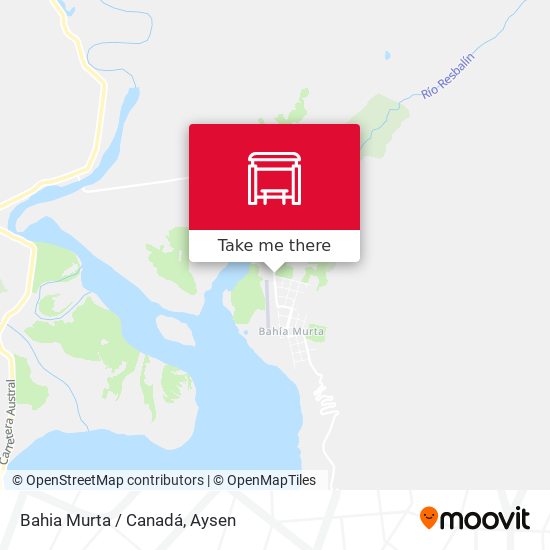 Mapa de Bahia Murta / Canadá