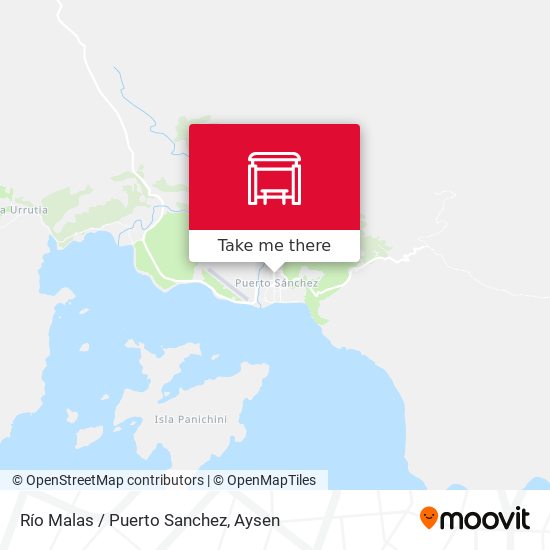 Río Malas / Puerto Sanchez map