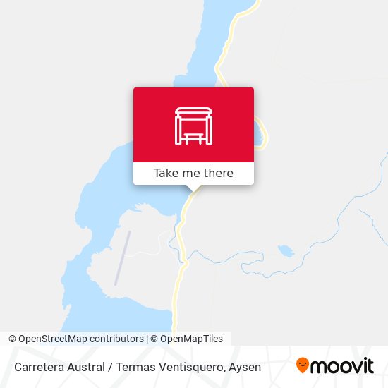 Carretera Austral / Termas Ventisquero map