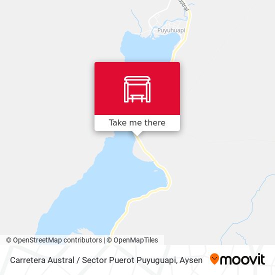 Mapa de Carretera Austral / Sector Puerot Puyuguapi