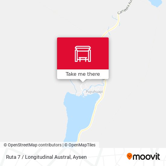 Mapa de Ruta 7 / Longitudinal Austral