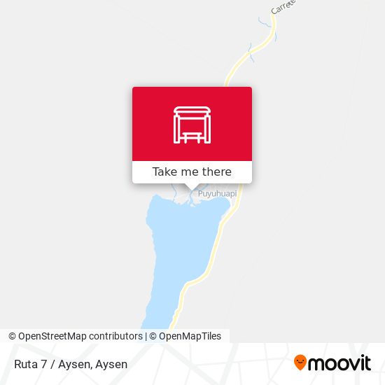Ruta 7 / Aysen map