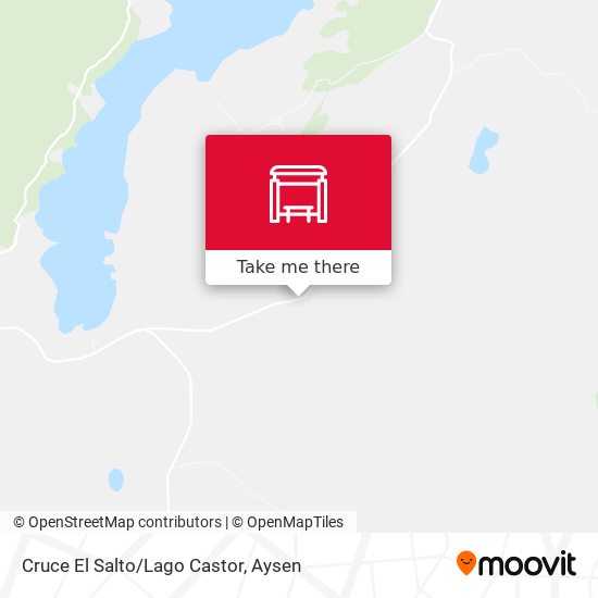 Cruce El Salto/Lago Castor map