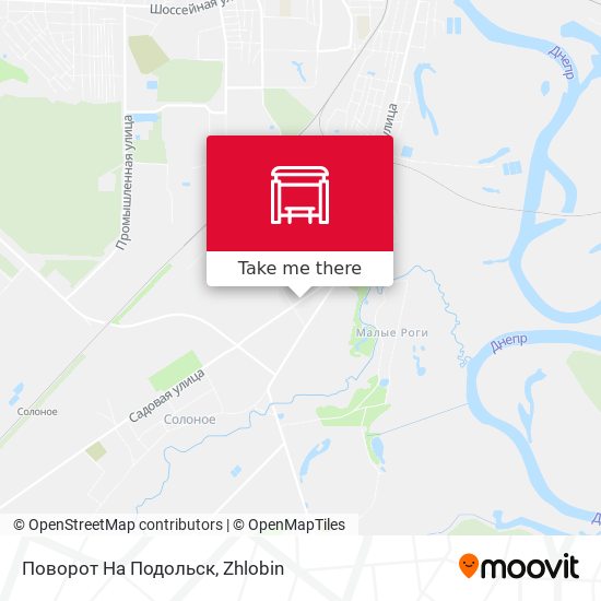 Поворот На Подольск map