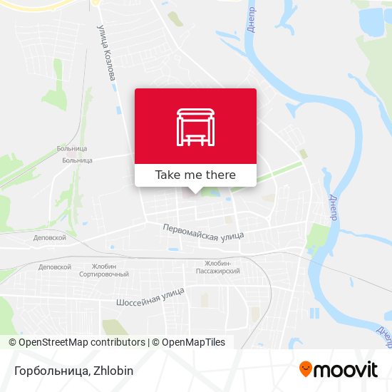 Горбольница map