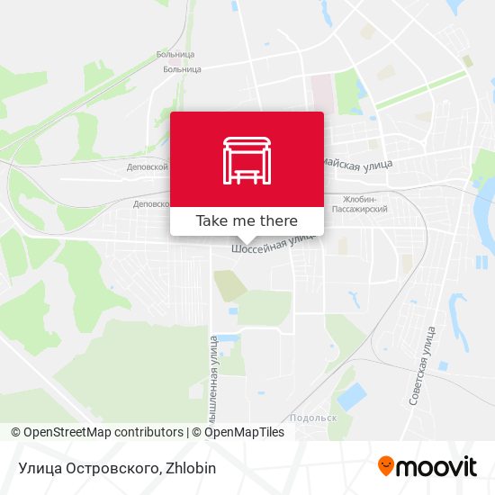Улица Островского map
