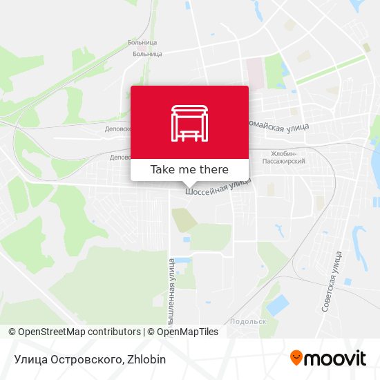 Улица Островского map