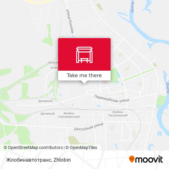 Жлобинавтотранс map
