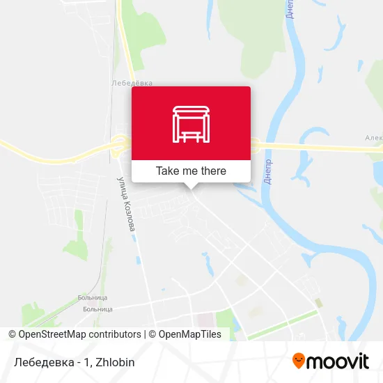 Лебедевка - 1 map