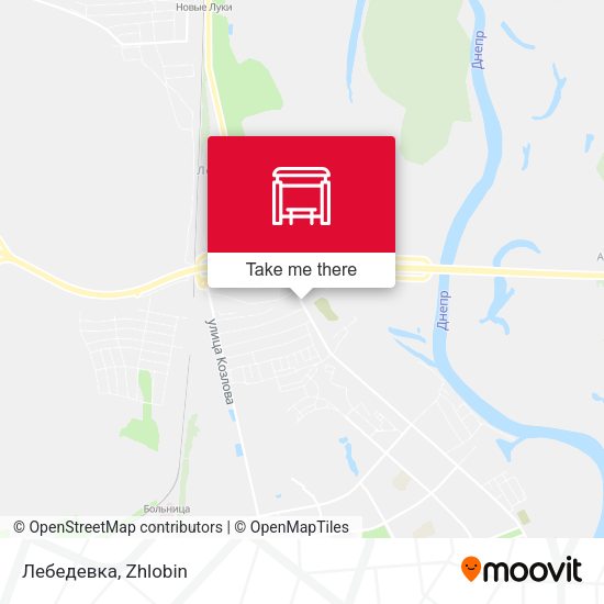 Лебедевка map
