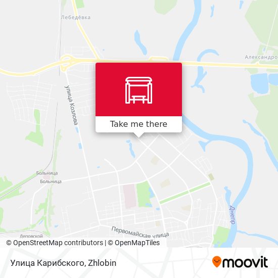 Улица Карибского map