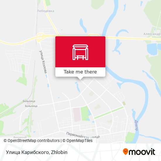 Улица Карибского map