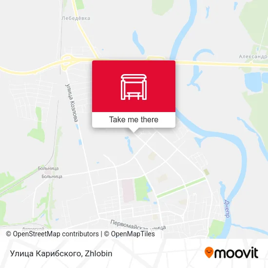 Улица Карибского map
