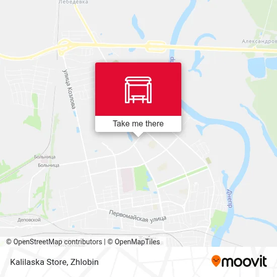 Магазин «Калiласка» map