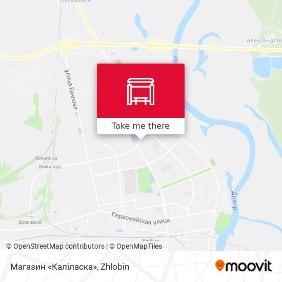 Магазин «Калiласка» map