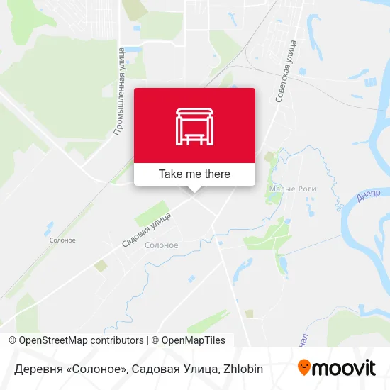 Деревня «Солоное», Садовая Улица map
