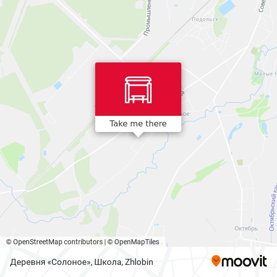 Деревня «Солоное», Школа map