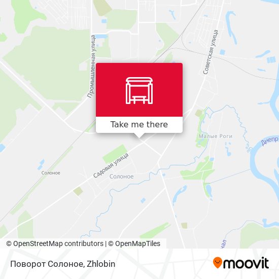 Поворот Солоное map