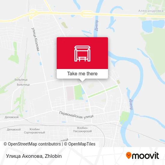 Улица Акопова map