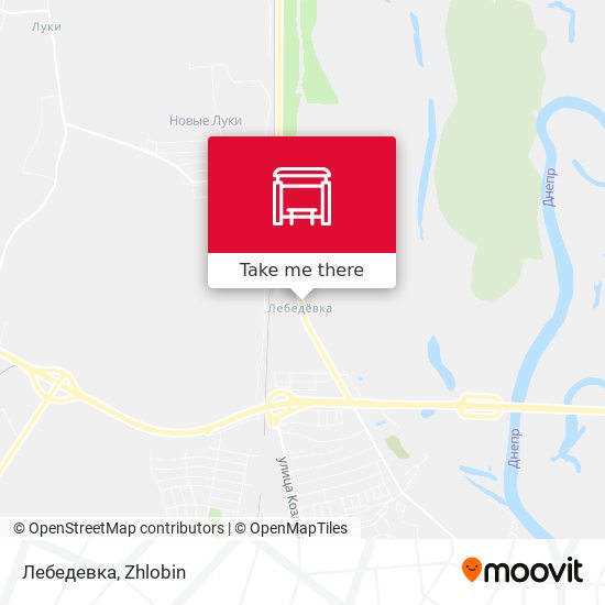Лебедевка map