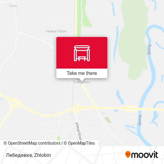 Лебедевка map