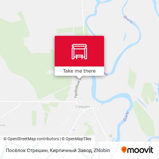 Посёлок Стрешин, Кирпичный Завод map