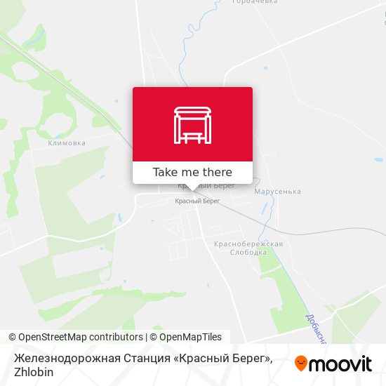 Железнодорожная Станция «Красный Берег» map