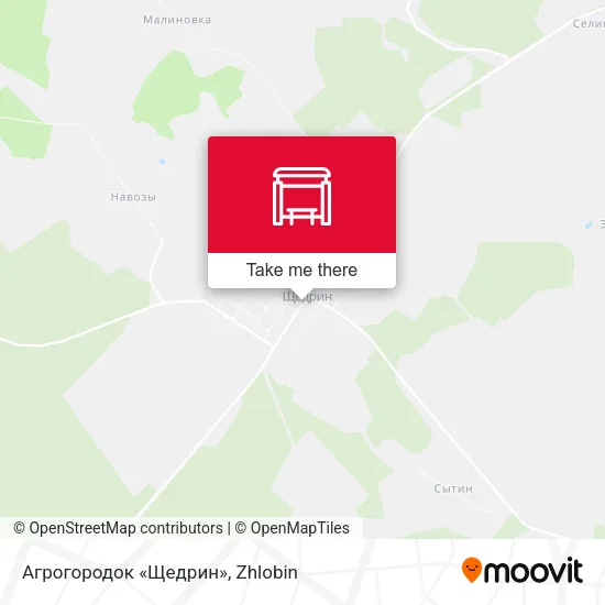 Агрогородок «Щедрин» map