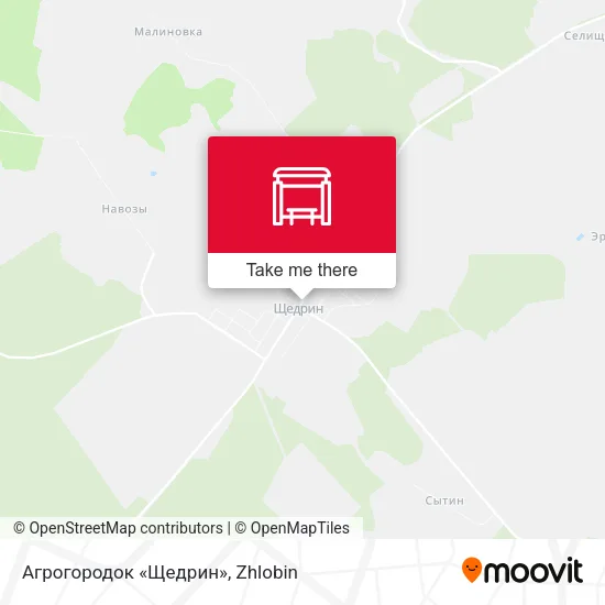 Агрогородок «Щедрин» map