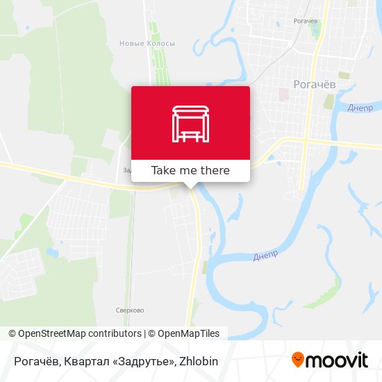 Рогачёв, Квартал «Задрутье» map