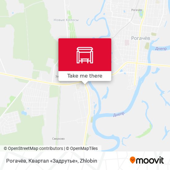 Рогачёв, Квартал «Задрутье» map