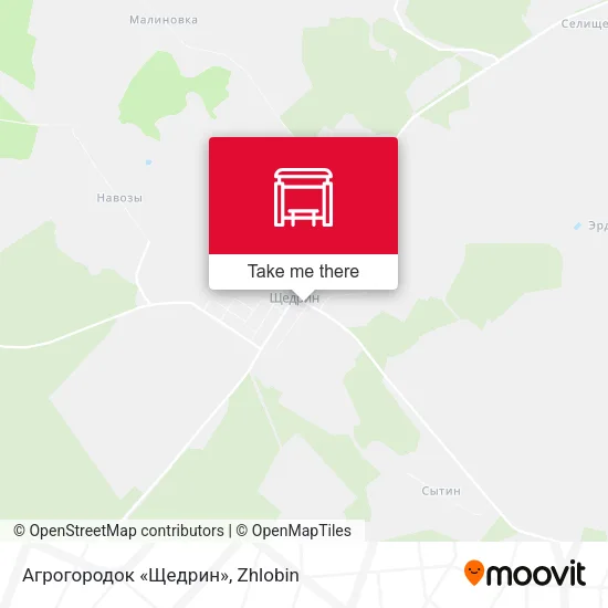 Агрогородок «Щедрин» map
