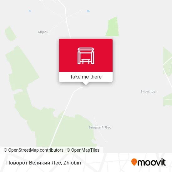 Поворот Великий Лес map