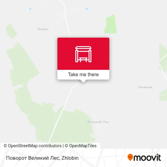 Поворот Великий Лес map