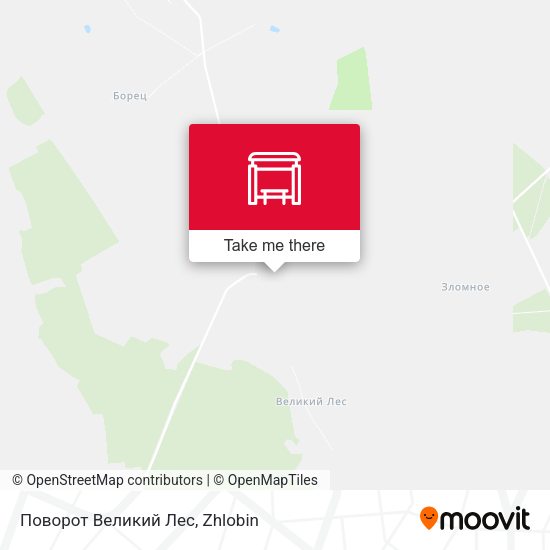 Поворот Великий Лес map