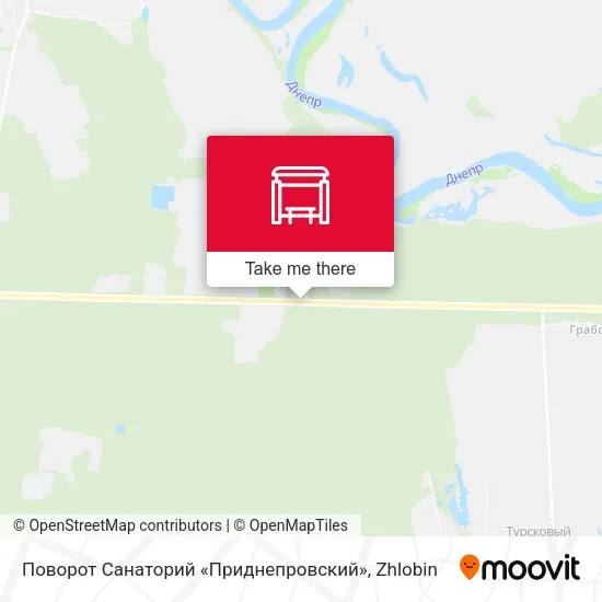 Поворот Санаторий «Приднепровский» map