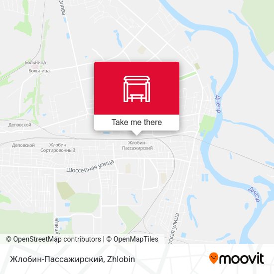 Жлобин-Пассажирский map