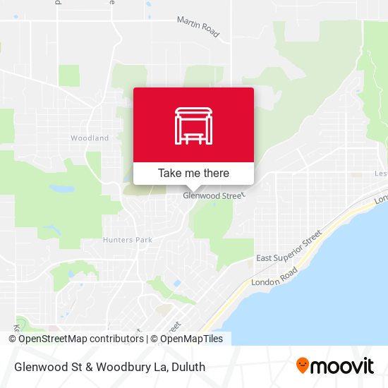 Mapa de Glenwood St & Woodbury La