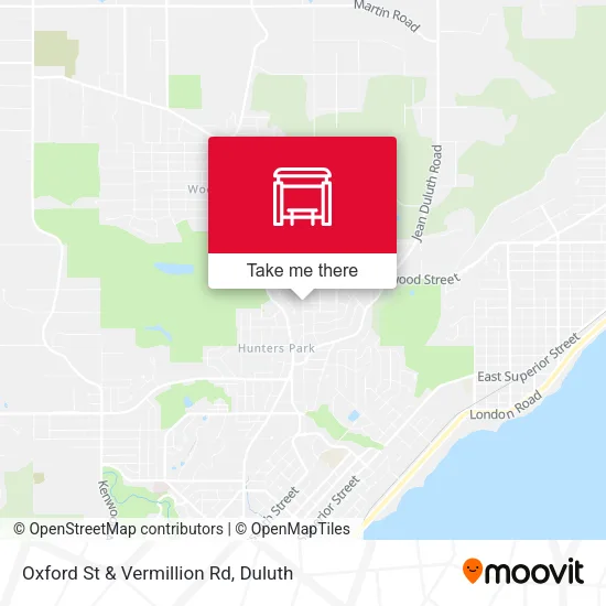 Mapa de Oxford St & Vermillion Rd