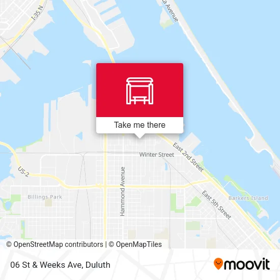 Mapa de 06 St & Weeks Ave