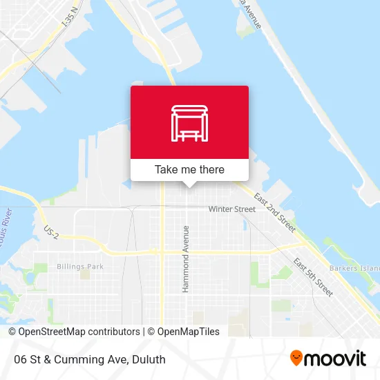Mapa de 06 St & Cumming Ave
