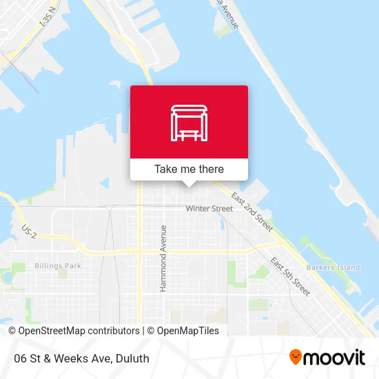 Mapa de 06 St & Weeks Ave