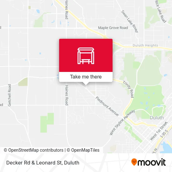 Mapa de Decker Rd & Leonard St