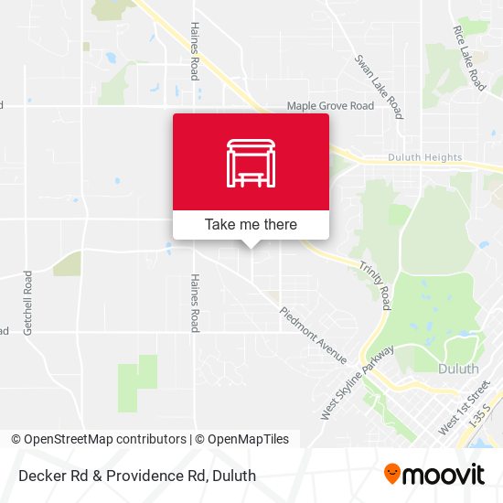 Decker Rd & Providence Rd map